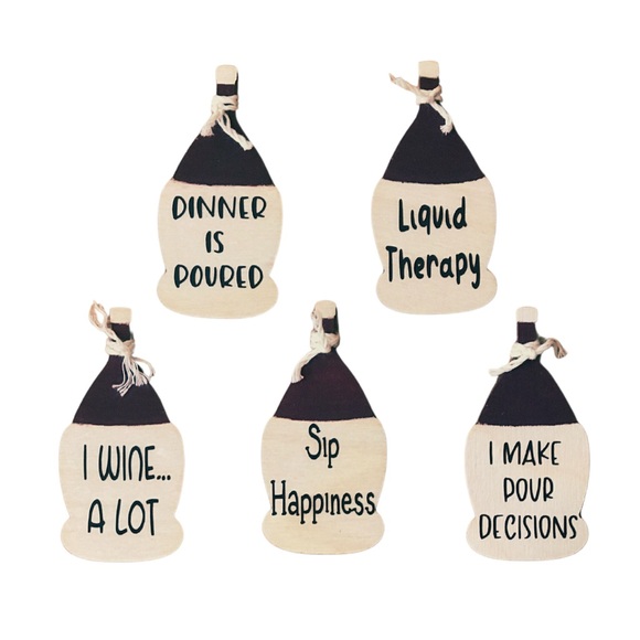 Wine Themed Magnets - Handmade - Picture 1 of 6